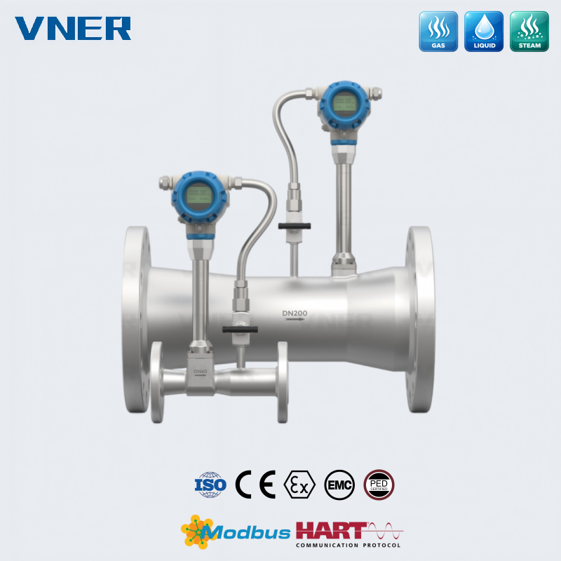 SA80T-TP Series Temperature/Pressure Compensation Swirl Flowmeter