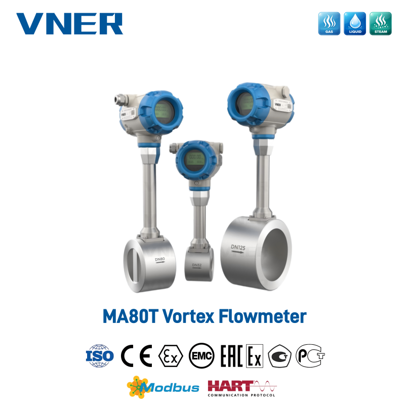 MA80T Series Vortex Flowmeter