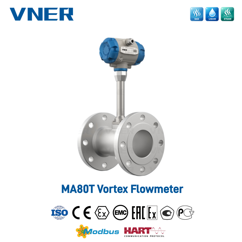 MA80T Series Vortex Flowmeter