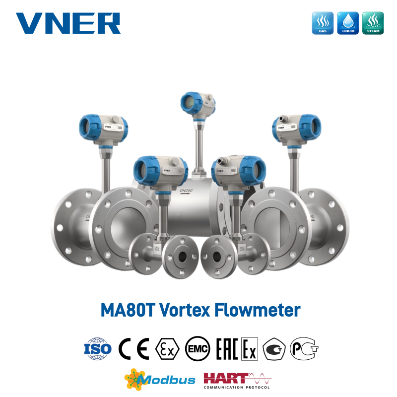MA80T Series Vortex Flowmeter