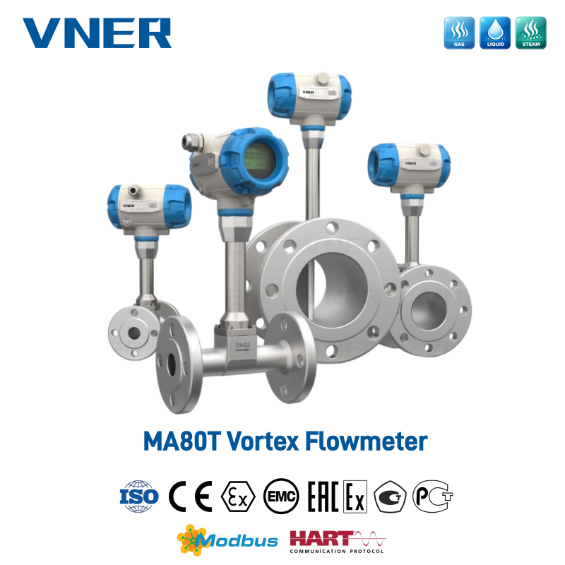 MA80T Series Vortex Flowmeter