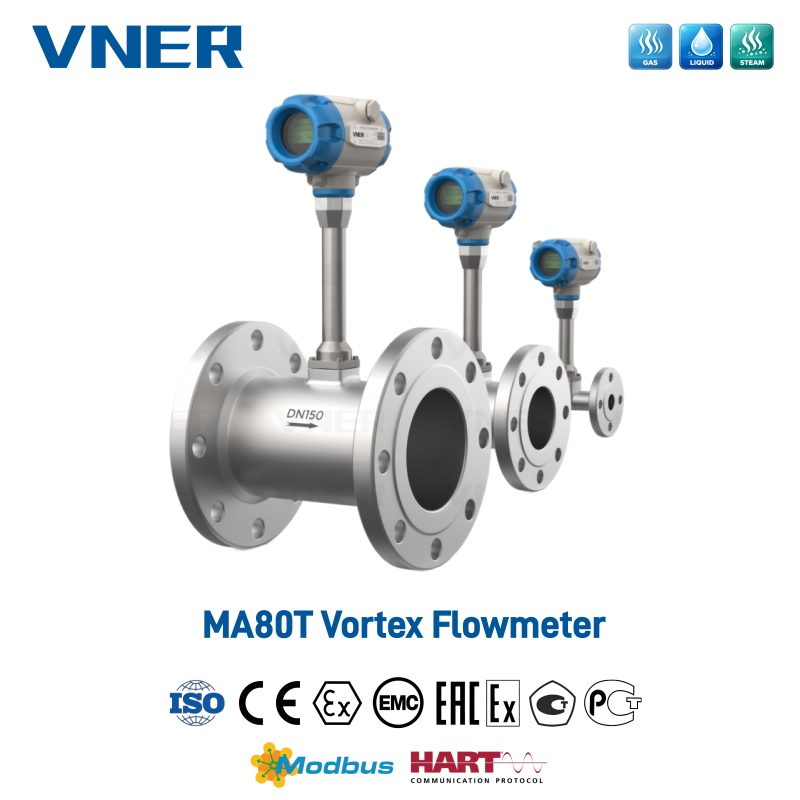 MA80T Series Vortex Flowmeter