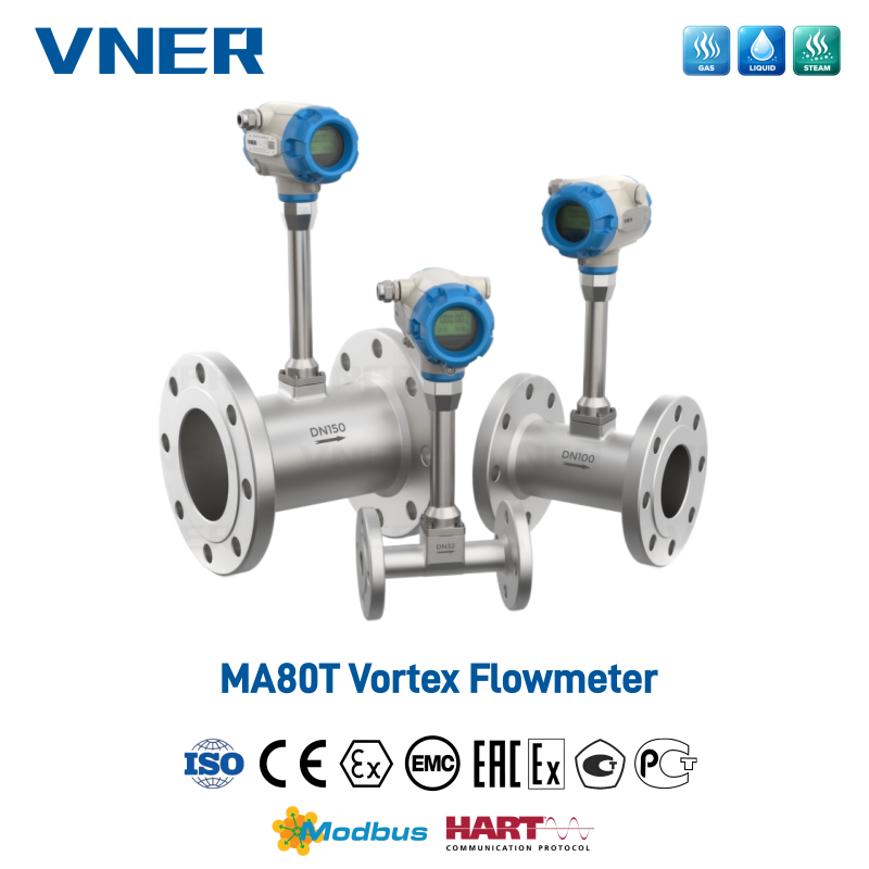 MA80T Series Vortex Flowmeter