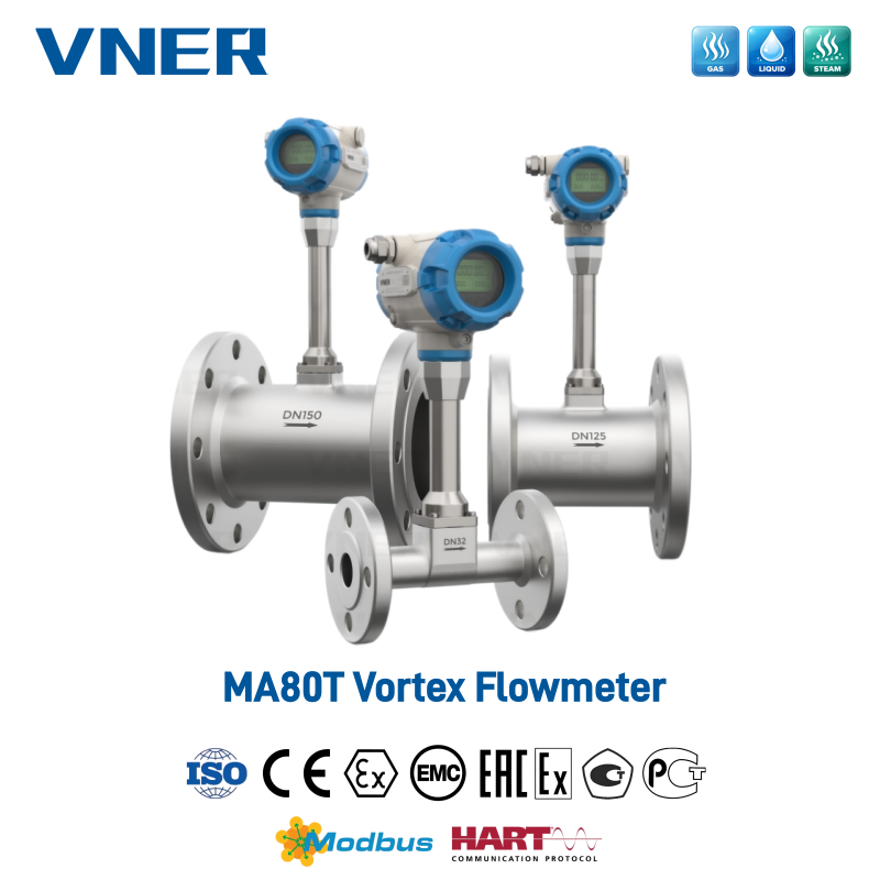 MA80T Series Vortex Flowmeter