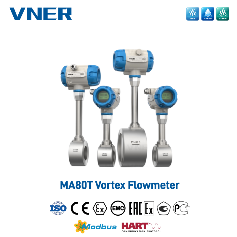 MA80T Series Vortex Flowmeter
