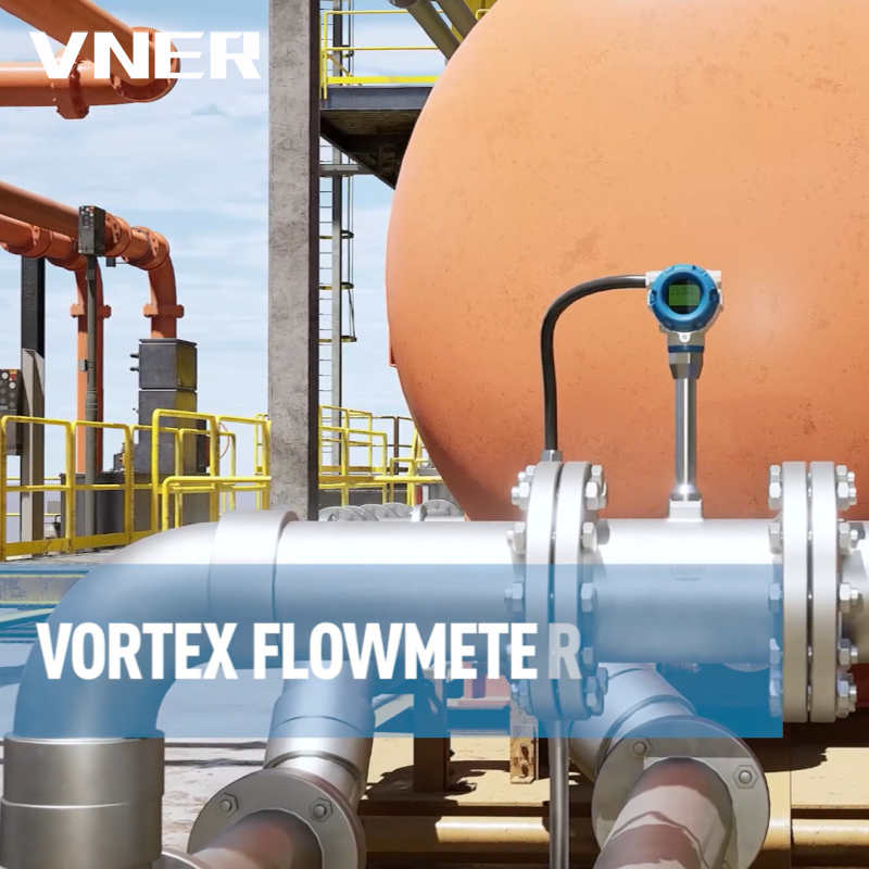MA80T-TP Series Temperature/Pressure Compensation Vortex Flowmeter