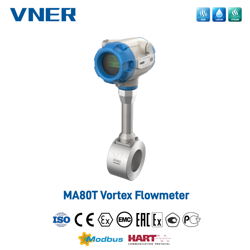 MA80T Series Vortex Flowmeter