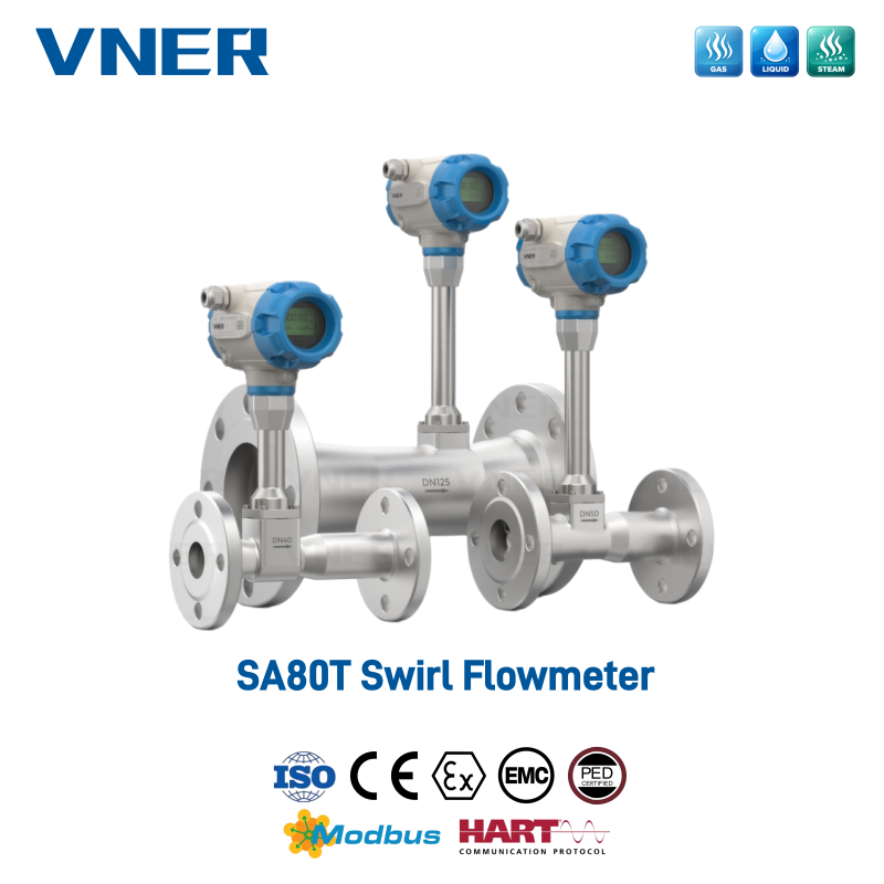 SA80T Series Swirl Flowmeter