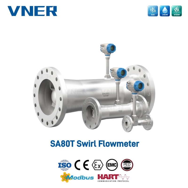 SA80T Series Swirl Flowmeter