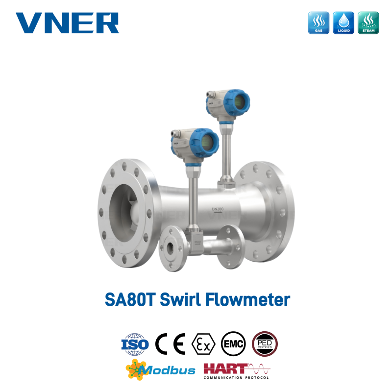 SA80T Series Swirl Flowmeter