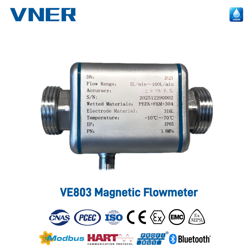 VE803 Compact Electromagnetic Flowmeter